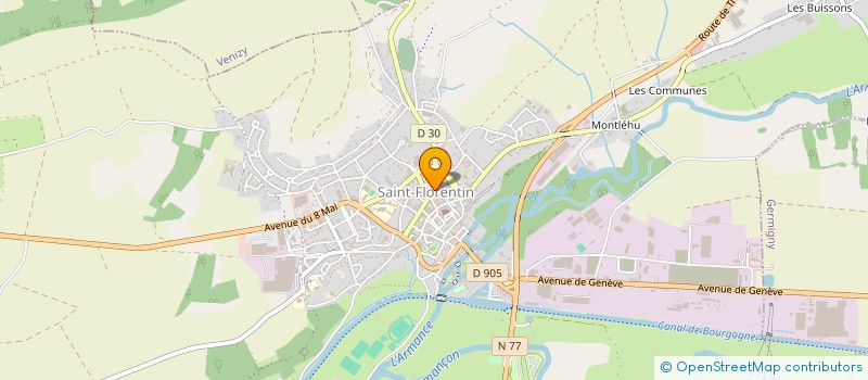 localisation de l'entreprise VPFT  SAINT-FLORENTIN