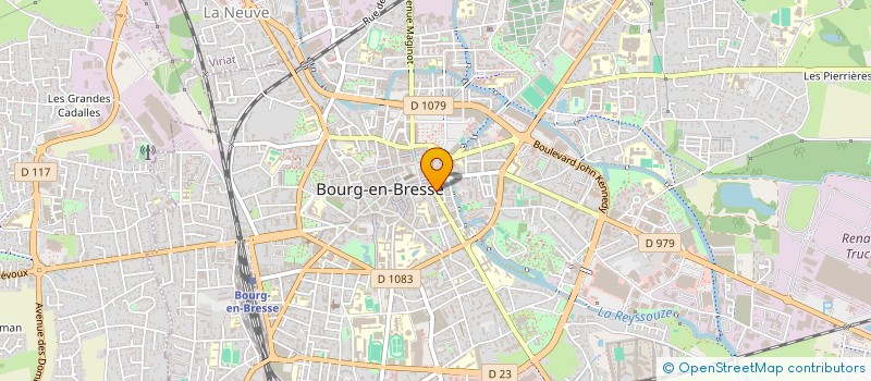 localisation de l'entreprise VPG à BOURG-EN-BRESSE