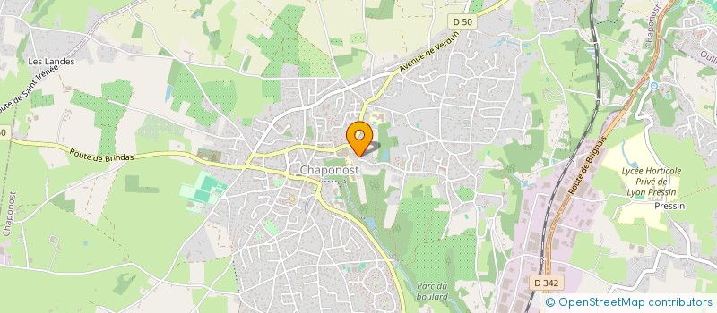 localisation de l'entreprise VPH  CHAPONOST