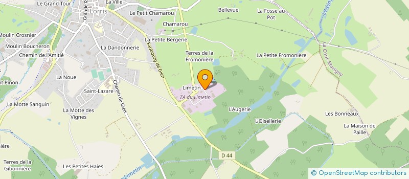 localisation de l'entreprise VPH ENTREPRISES à LORRIS