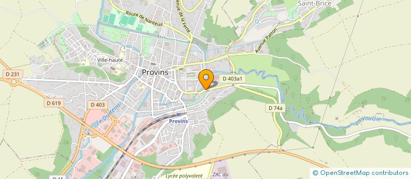 localisation de l'entreprise VPHD  PROVINS