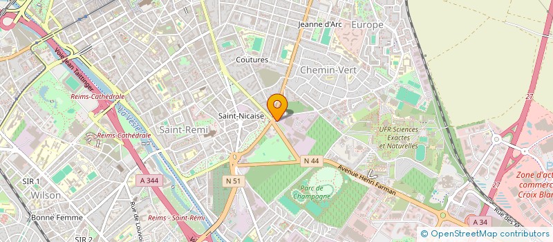 localisation de l'entreprise VPHV  REIMS