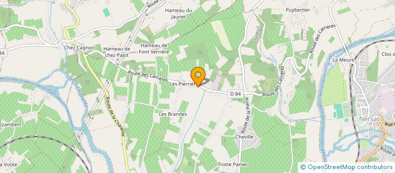 localisation de l'entreprise VPI à SIREUIL
