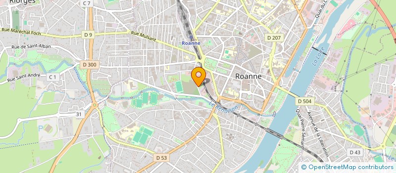 localisation de l'entreprise VPINVEST à ROANNE