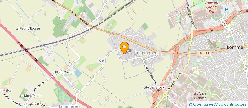 localisation de l'entreprise VPK PACKAGING à LILLE