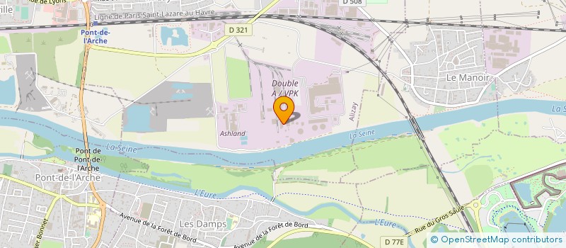 localisation de l'entreprise VPK PAPER NORMANDIE  ALIZAY