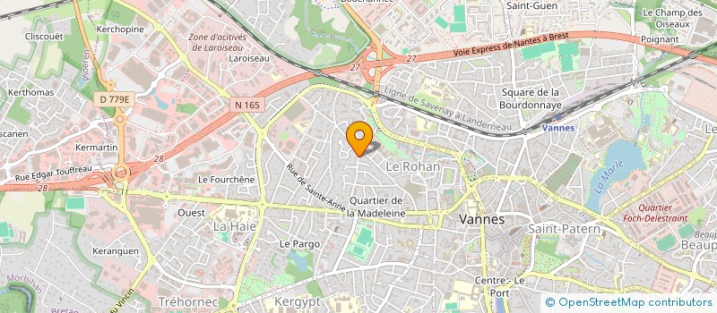 localisation de l'entreprise VPLOMBIER à VANNES