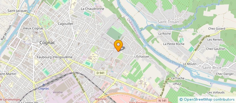 localisation de l'entreprise VPLUSV à CHATEAUBERNARD