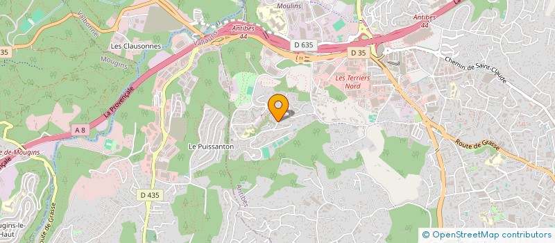 localisation de l'entreprise VPM à ANTIBES