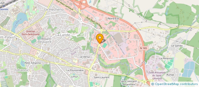 localisation de l'entreprise VPM à VANNES