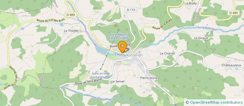 localisation de l'entreprise VPM  YZERON