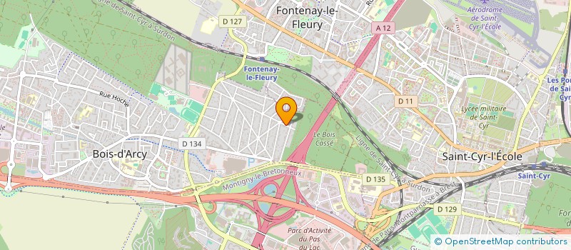 localisation de l'entreprise VPM BERNARD  BOIS-D'ARCY