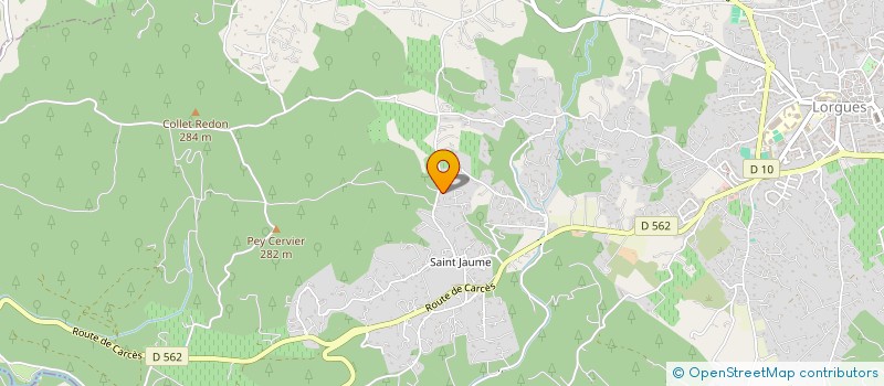 localisation de l'entreprise VPM PLOMBERIE à LORGUES