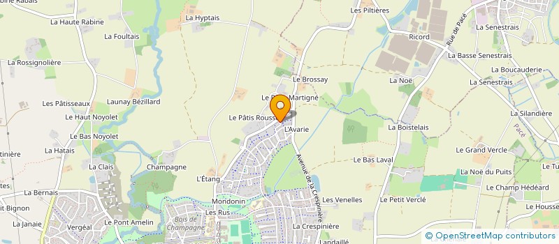 localisation de l'entreprise VPMARK à PACE