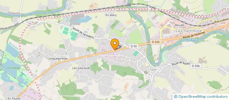 localisation de l'entreprise VPN DISTRIBUTION  SAIX