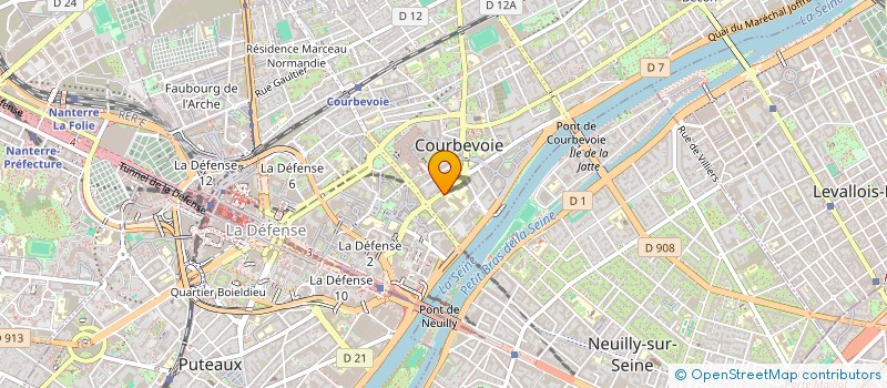localisation de l'entreprise VPNB à COURBEVOIE