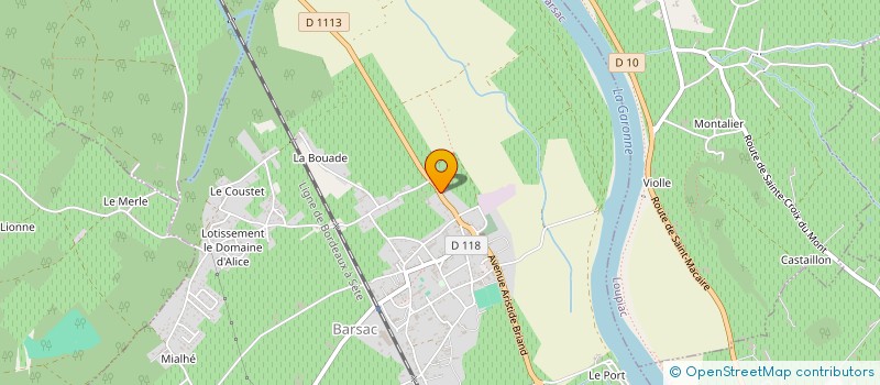 localisation de l'entreprise VPQJ  BARSAC