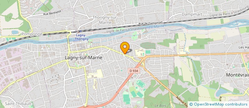 localisation de l'entreprise VPR  LAGNY-SUR-MARNE