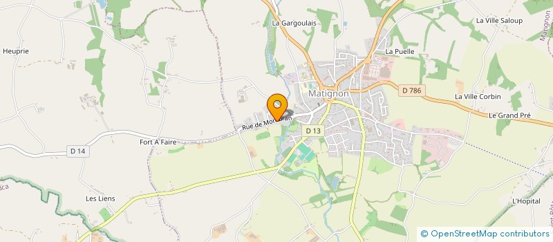 localisation de l'entreprise VPR  MATIGNON