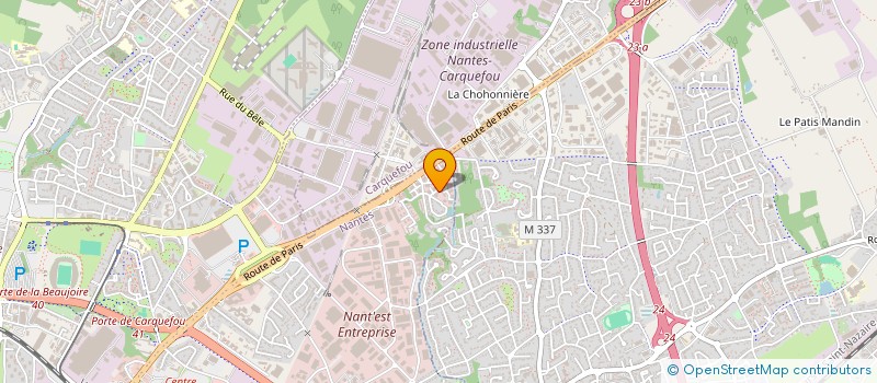 localisation de l'entreprise VPR DISTRIBUTION à NANTES