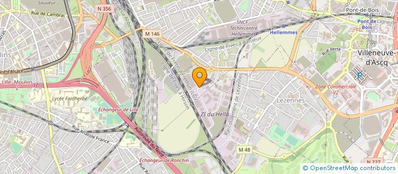 localisation de l'entreprise VPRINT FRANCE SARL à LA MADELEINE