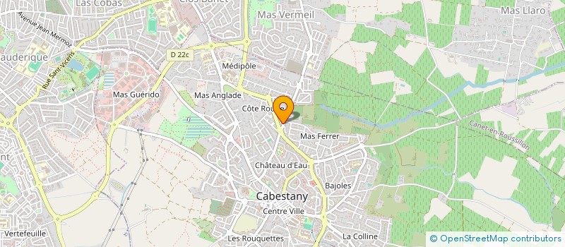 localisation de l'entreprise VPROD  CABESTANY