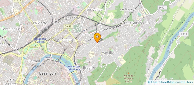 localisation de l'entreprise VPRV  BESANCON