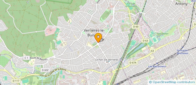 localisation de l'entreprise VPSJ CLAMART à VERRIERES-LE-BUISSON