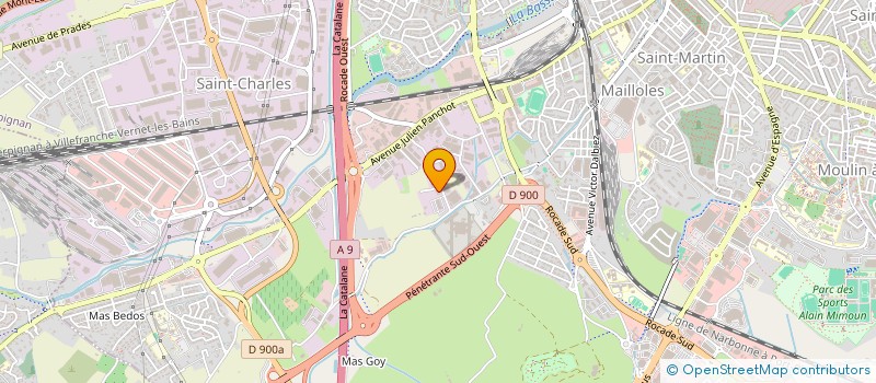 localisation de l'entreprise VPT CONSTRUCTION  PERPIGNAN