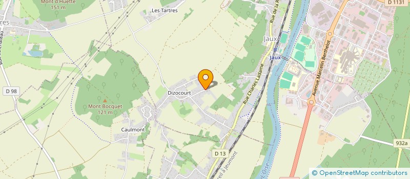 localisation de l'entreprise VPTC  JAUX