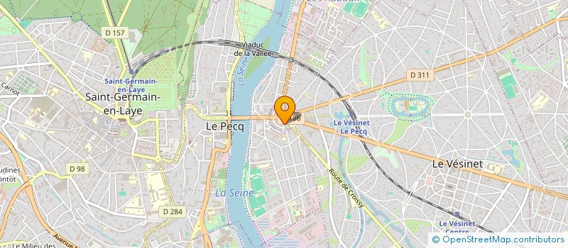 localisation de l'entreprise VPTR  LE VESINET