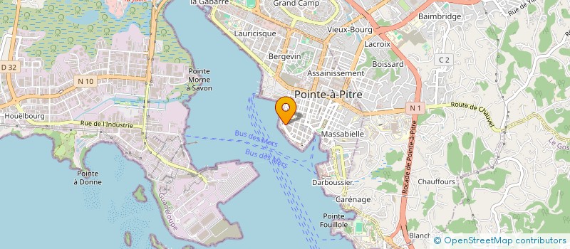 localisation de l'entreprise VPTRADE à POINTE-A-PITRE