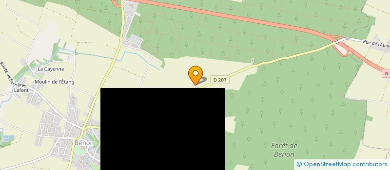 localisation de l'entreprise VPV PERIGNY  BENON