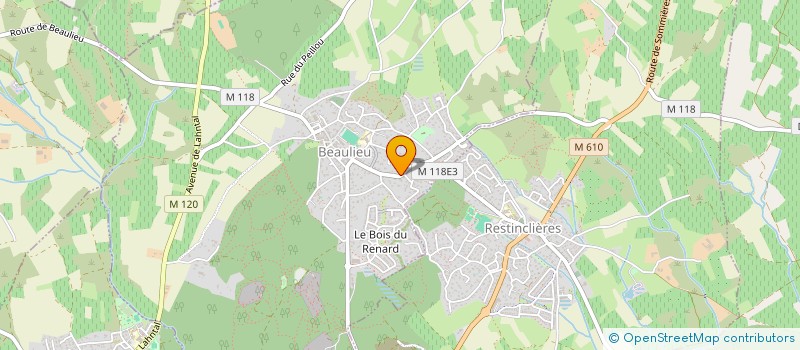 localisation de l'entreprise VPW à BEAULIEU