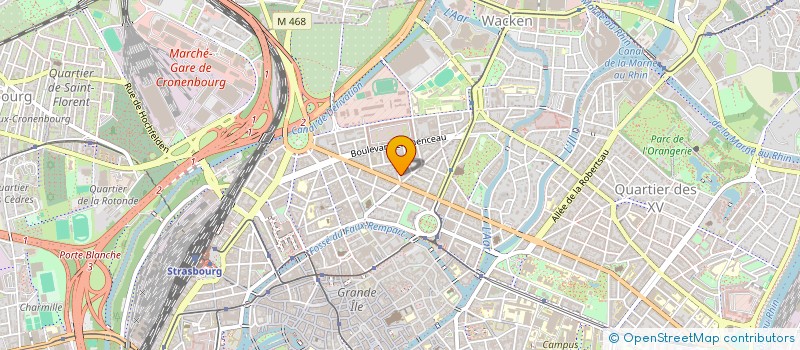 localisation de l'entreprise VR  STRASBOURG