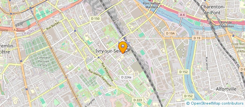 localisation de l'entreprise VR à IVRY-SUR-SEINE