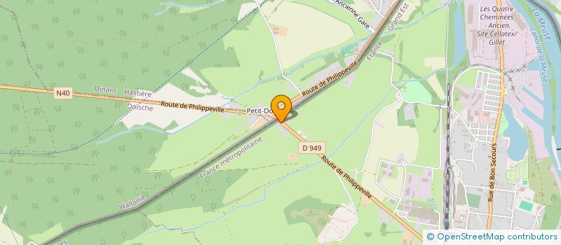 localisation de l'entreprise VR AMENAGEMENT  GIVET