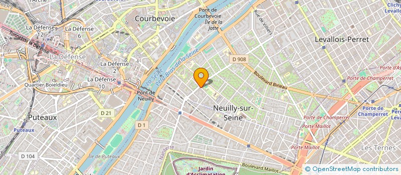 localisation de l'entreprise VR ASSURANCES HOLDING à NEUILLY-SUR-SEINE