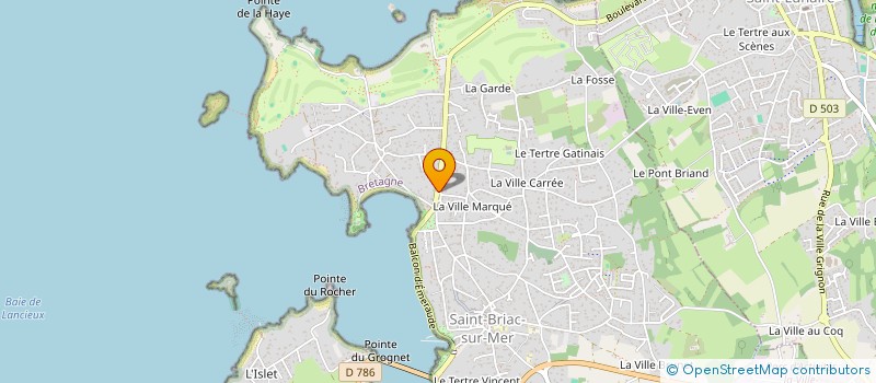 localisation de l'entreprise VR AUDITION  SAINT-BRIAC-SUR-MER