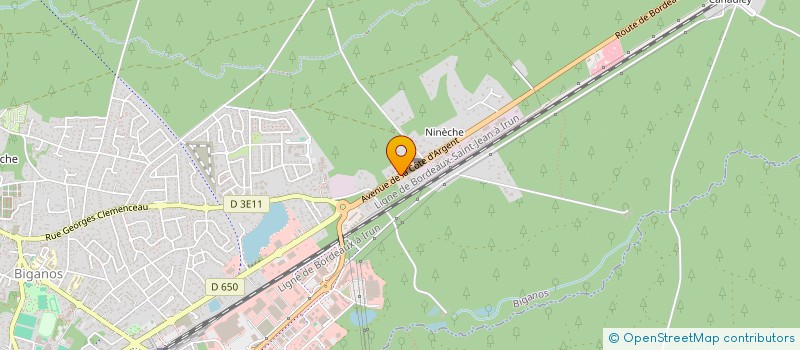 localisation de l'entreprise VR BAGHEERA  BIGANOS