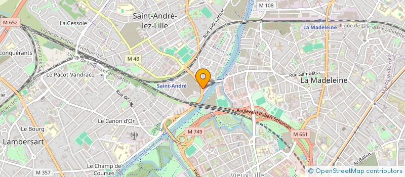 localisation de l'entreprise VR BRIER à SAINT-ANDRE-LEZ-LILLE