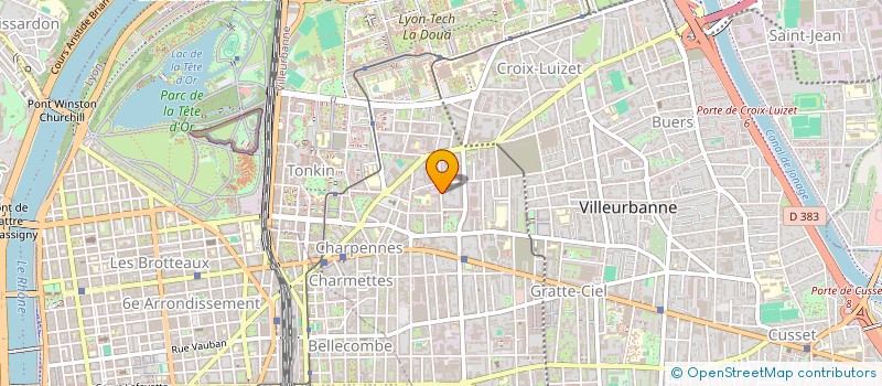 localisation de l'entreprise VR CONCEPT à VILLEURBANNE