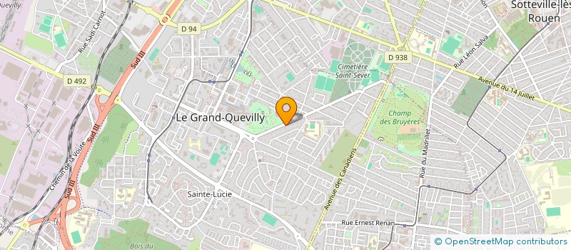 localisation de l'entreprise VR CRUZ  LE GRAND-QUEVILLY