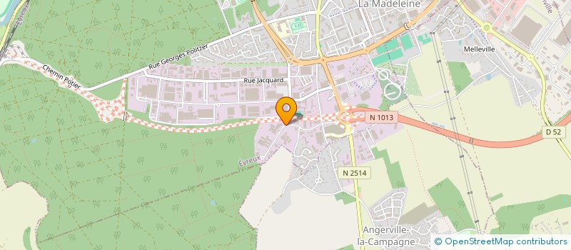 localisation de l'entreprise VR ELECTRICITE PLOMBERIE à EVREUX