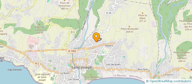 localisation de l'entreprise VR FAMILY REUNION  SAINT-PIERRE