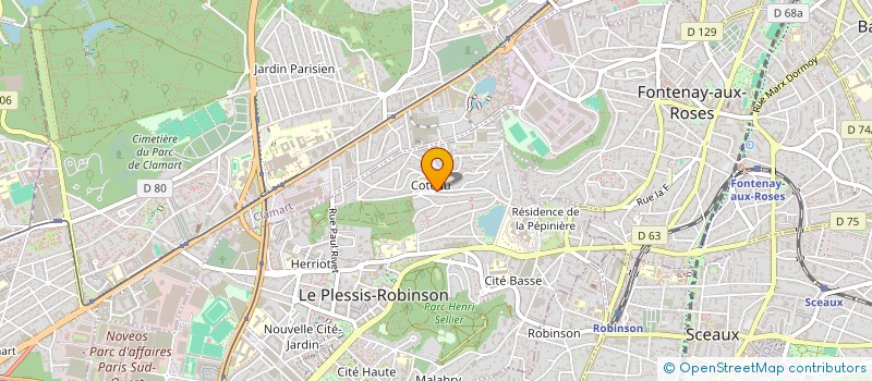 localisation de l'entreprise VR IMMO à LE PLESSIS-ROBINSON
