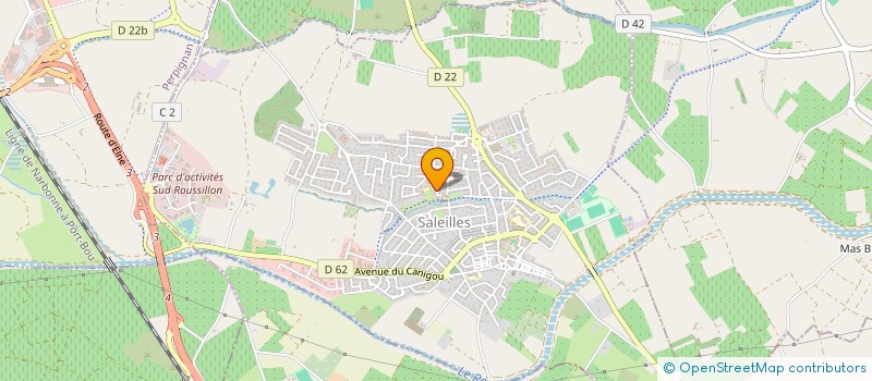 localisation de l'entreprise VR IMMO  SALEILLES