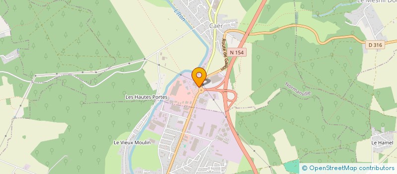 localisation de l'entreprise VR IMMOBILIER à GRAVIGNY