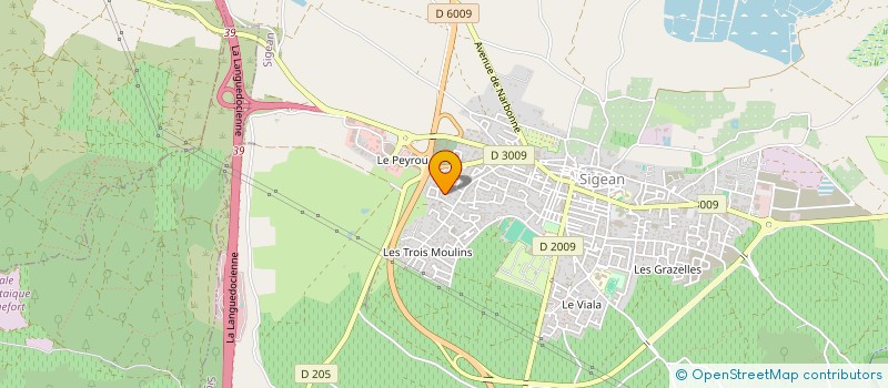 localisation de l'entreprise VR IMMOBILIER à SIGEAN