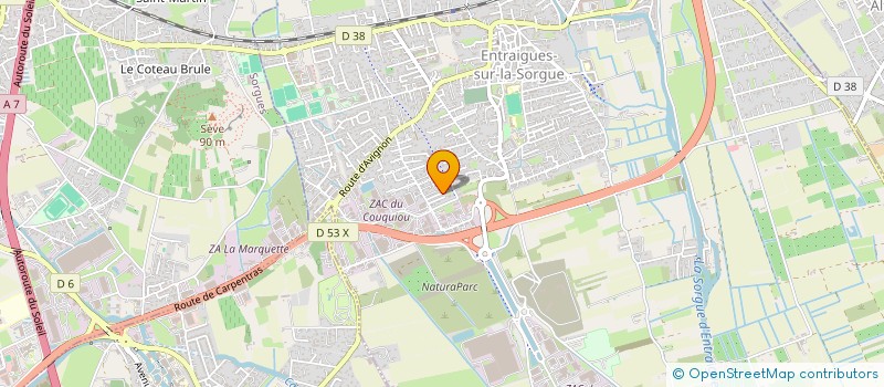 localisation de l'entreprise VR INVEST  ENTRAIGUES-SUR-LA-SORGUE